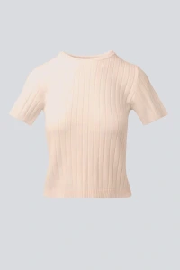 Nowości - T-shirt miss refined warm beige