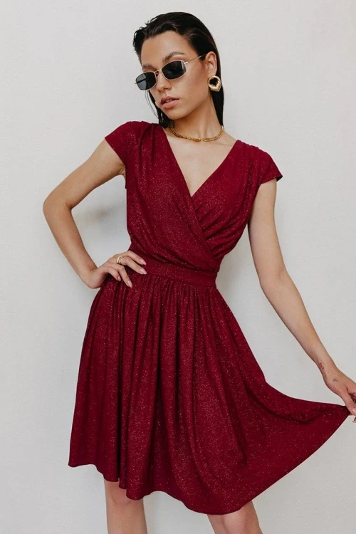 Sukienka glory bordo