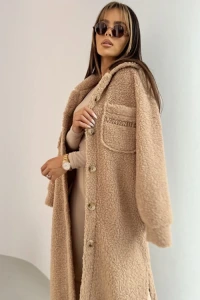 Charlottefashion.pl - Płaszcz beżowy the season h322