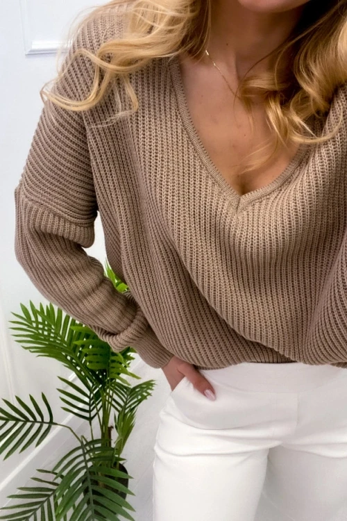 Sweter alice mocca