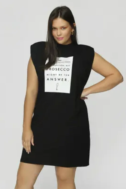 Sukienka t-shirt - prosecco might be the answer