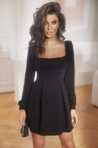 Lou.pl - Sancha - czarna mini sukienka