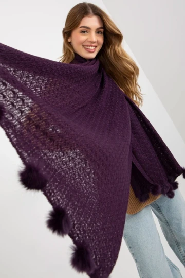 Szalik model at-sz-e-318.57p dark violet - at