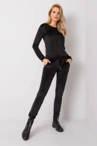 Butik-fashion - Czarnykomplet welurowy clarisa