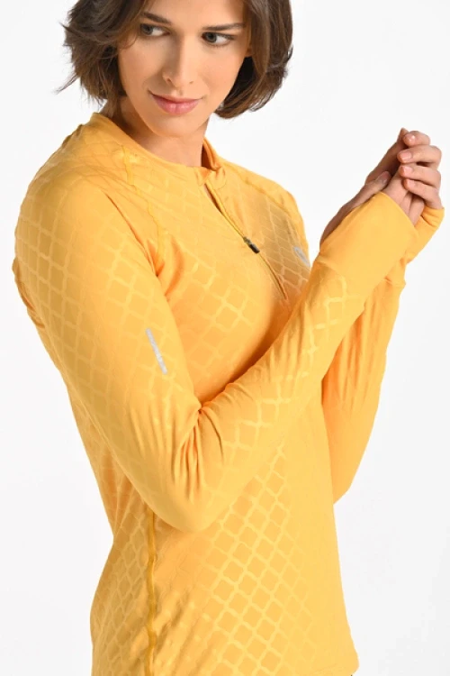 Bluza zip shiny sunny