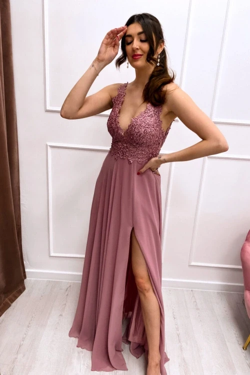 Sukienka diana liliowa