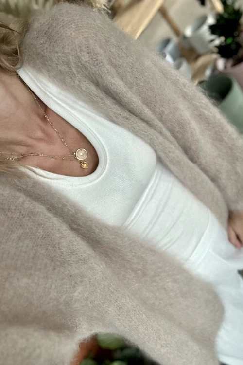 Sweter kardigan z długim rękawem oh cozy