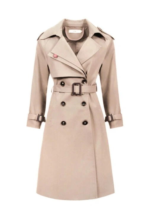 Płaszcz trencz lisette beige