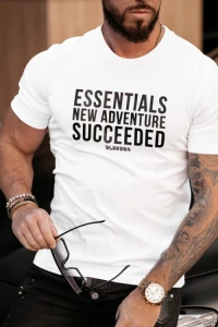 Nowości - T-shirt męski chris o la voga biały