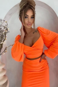 Charlottefashion.pl - Komplet pomaraczowy golden n403