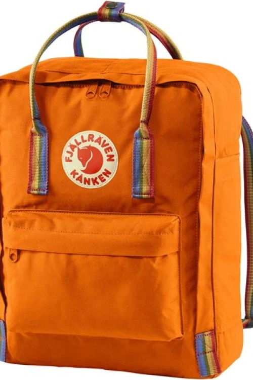 Plecak fjallraven - kanken rainbow burnt orange 16l