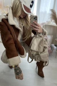 Charlottefashion.pl - Kurtka karmelowa z ecru kouchem sunneva w350