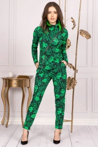 Vippidesign - Spodnie z mankietami "sakura" green