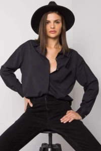 Koszule - Koszula damska model em-ks-005.34 black - ex moda