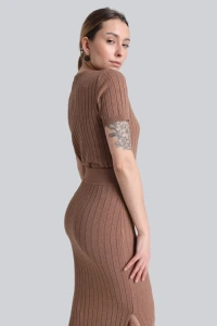 Nowości - Spódnica miss refined camel