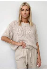 Nowości - Sweter dear sand beige