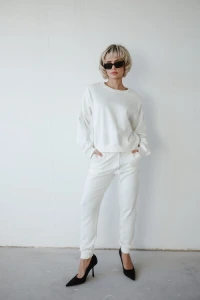 Nowości - Jogger leisure wear ecru