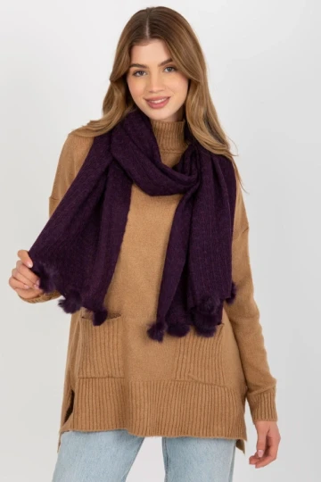 Szalik model at-sz-e-318.57p dark violet - at