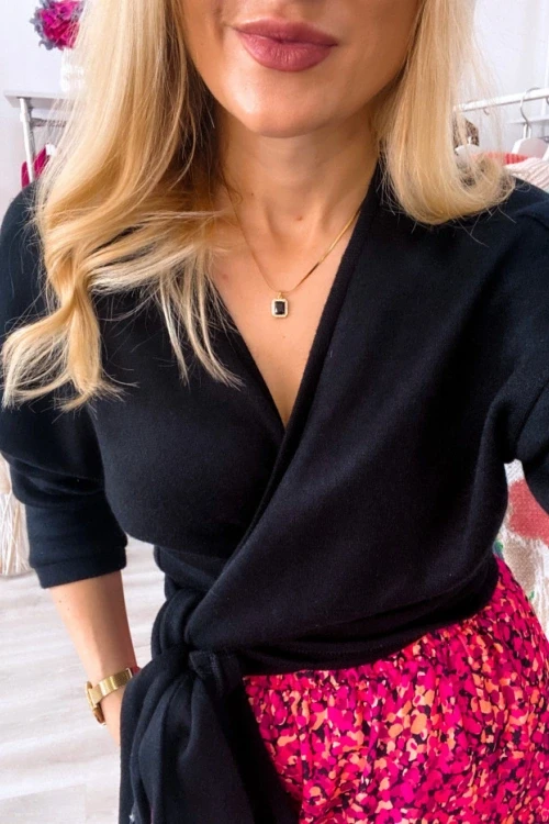 Sweter rosie czarny