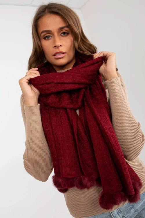 Szalik model at-sz-e-318.57p bordo - at