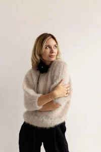 Nowości - Sweter moherowy cozy sweater