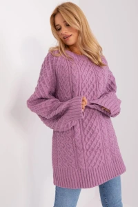 Nowości - Sweter damski model at-sw-2367-2.64p violet - at