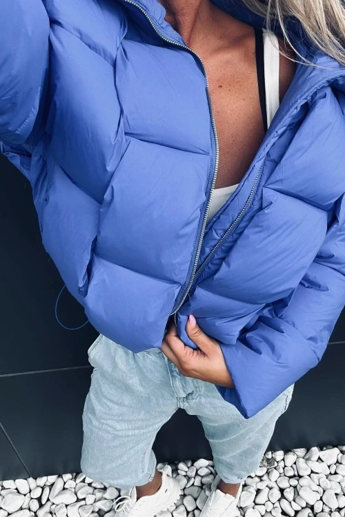 Kurtka zimowa przekładana royal blue