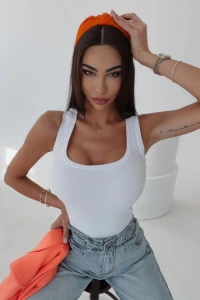 Fuegobutik.pl - Body lucia o la voga białe