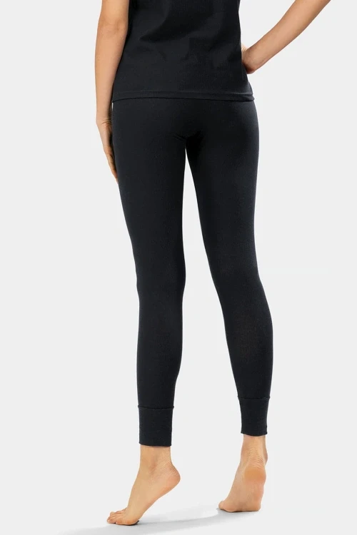 Getry czarne prążek bawełniane legginsy gn02/509