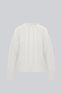 Swetry - Sweter miss lovely creme