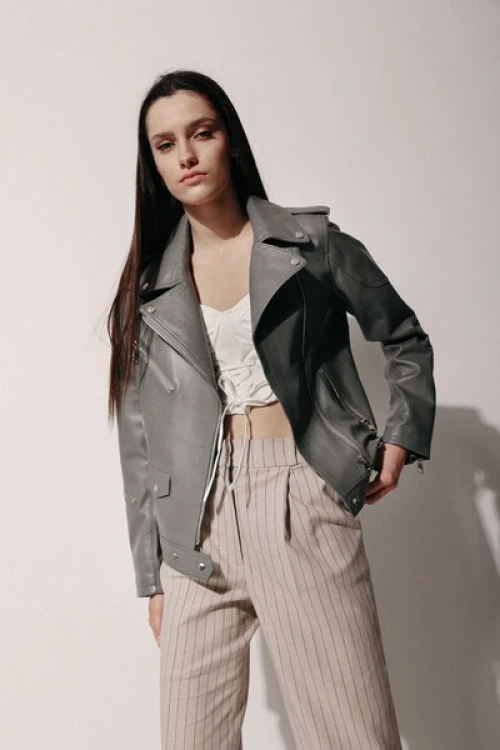 Skrzana ramoneska gray
