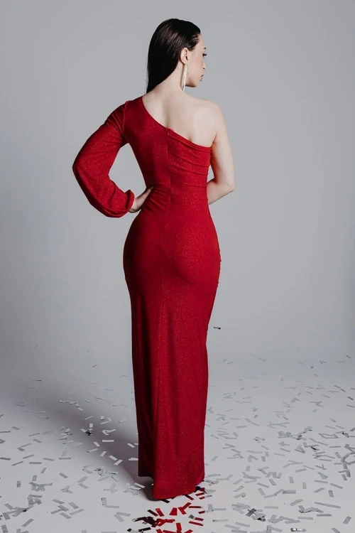 Sukienka megan czerwona
