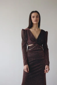 Sukienki - Sukienka vivienne bronze