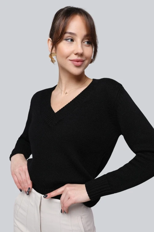 Sweter miss timeless black