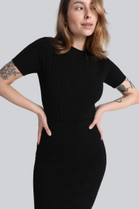 Nowości - Spódnica miss refined black