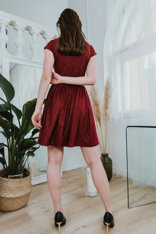 Sukienka glory bordo