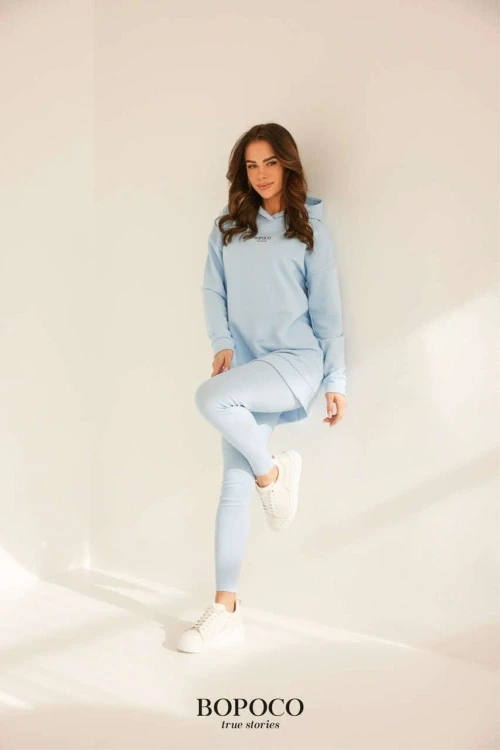 Legginsy z prkowanej baweny snap bopoco