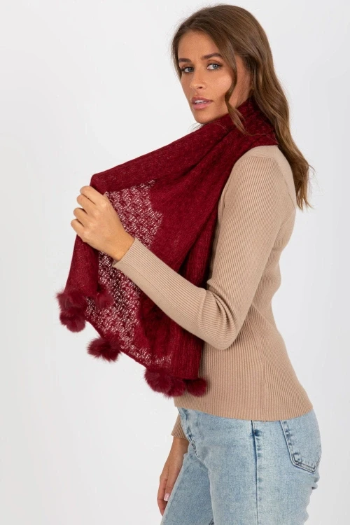 Szalik model at-sz-e-318.57p bordo - at