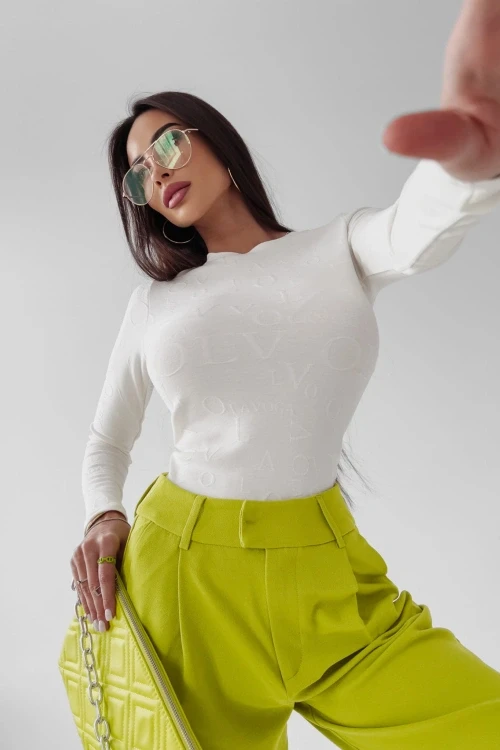 Body yoland o la voga ecru/białe