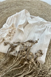 Nowości - Koszula z muślinu vanilla shirt