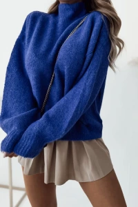 AdoreYou - Sweter hana - niebieski