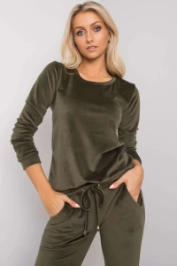 Butik-fashion - Jasny khaki komplet welurowy clarisa