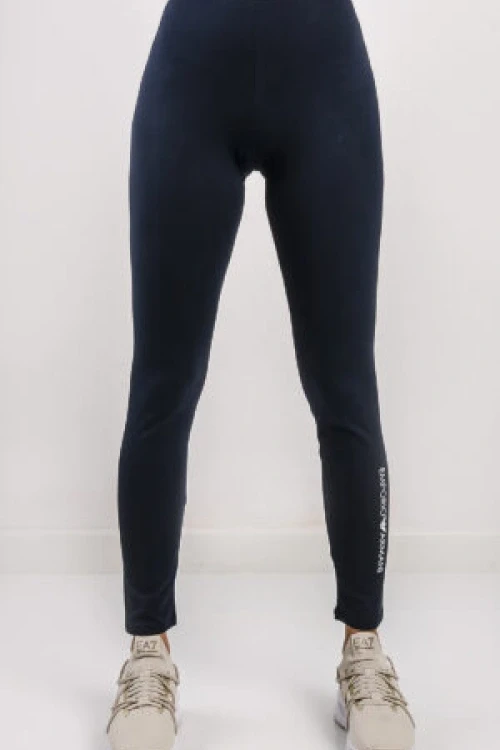 Legginsy emporio armani logowane granatowe