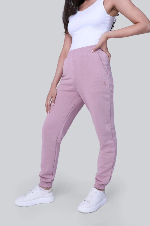 Spodnie miss relaxed dusty pink