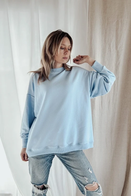 Bluza favourite baby blue