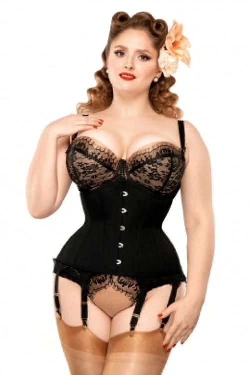 Gorset underbust mini classic black