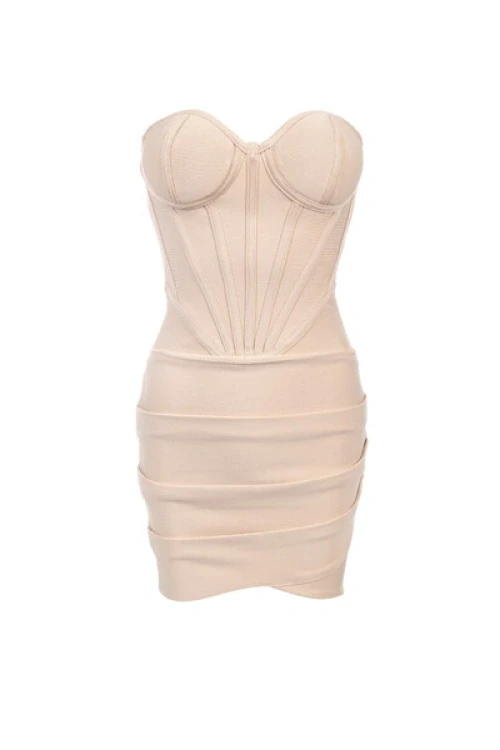 Sukienka sicilia beige