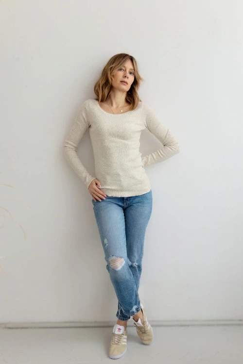 Bluzka basic oat longsleeve